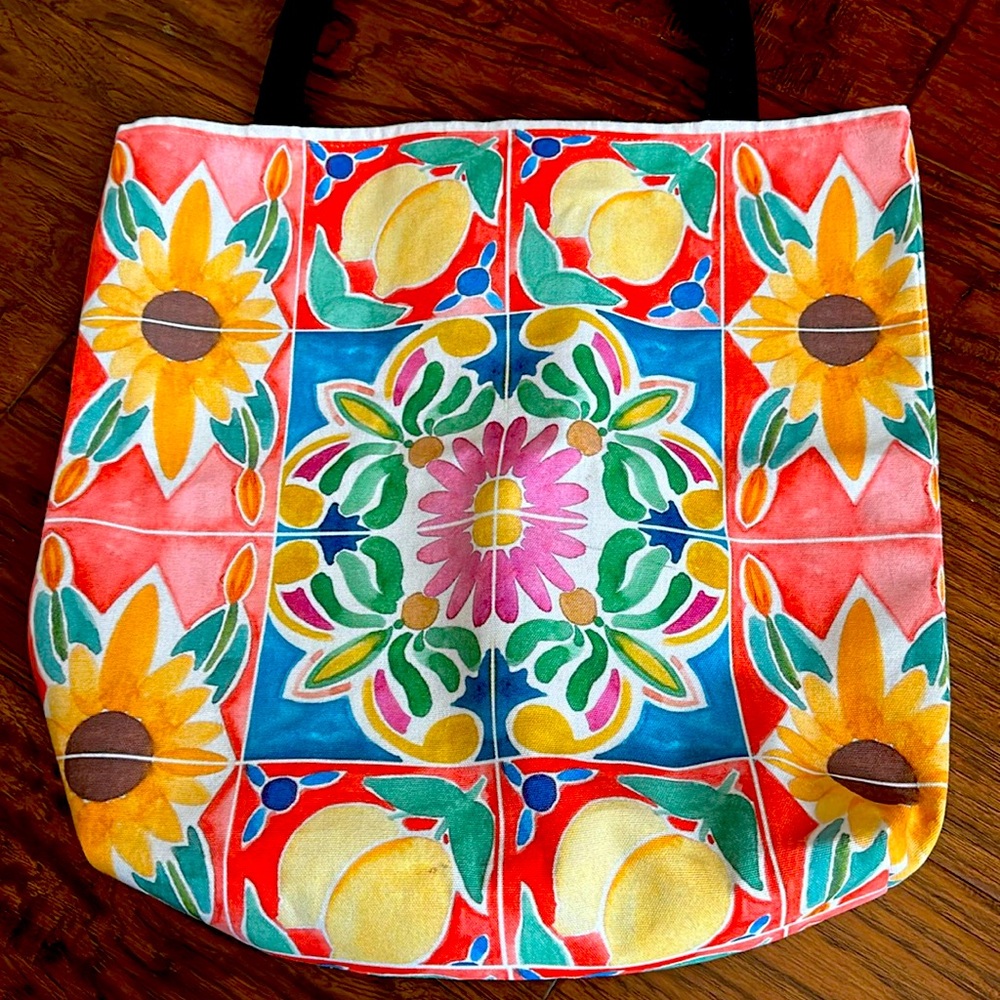 Mexican Tiled Themed Shopping Bag